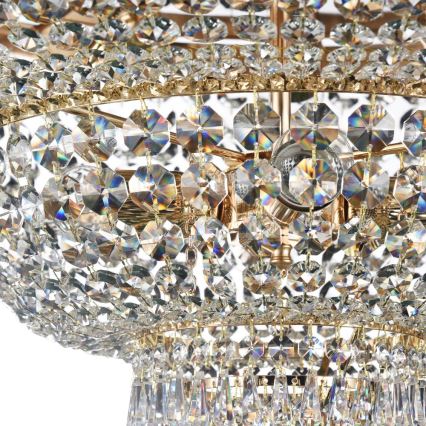 Maytoni DIA891-CL-14-G - Přisazený lustr PALACE 14xE27/60W/230V