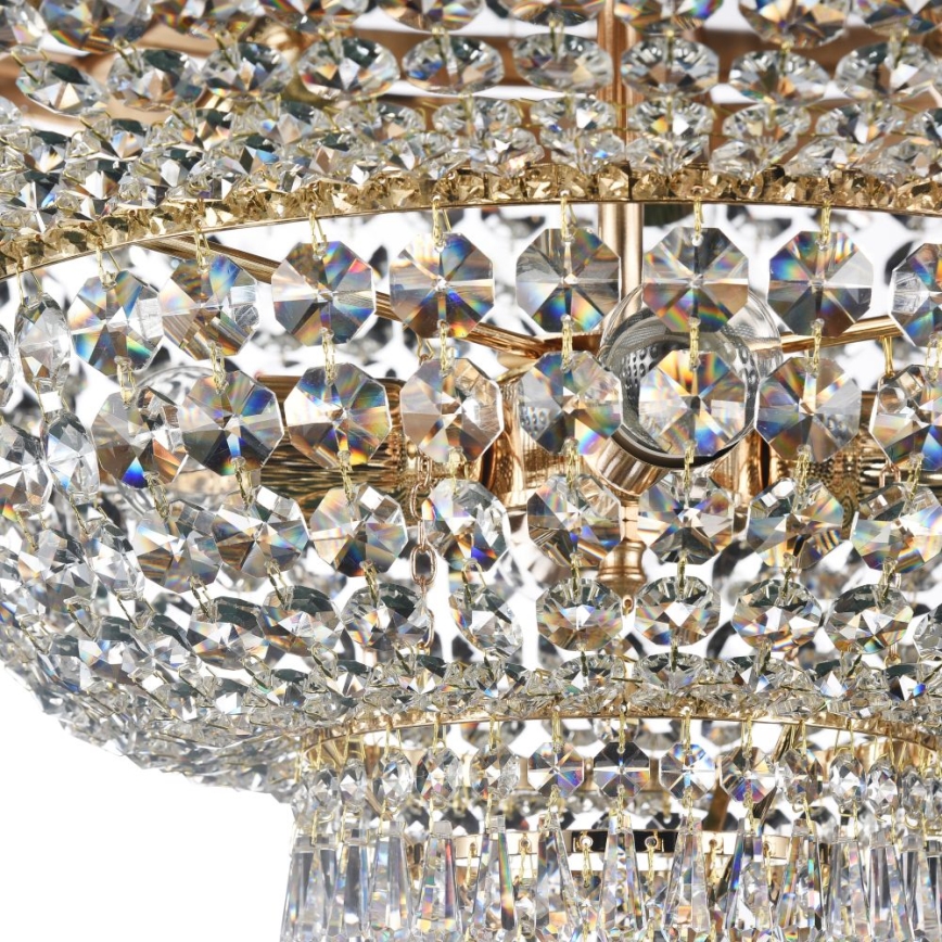 Maytoni DIA891-CL-14-G - Přisazený lustr PALACE 14xE27/60W/230V