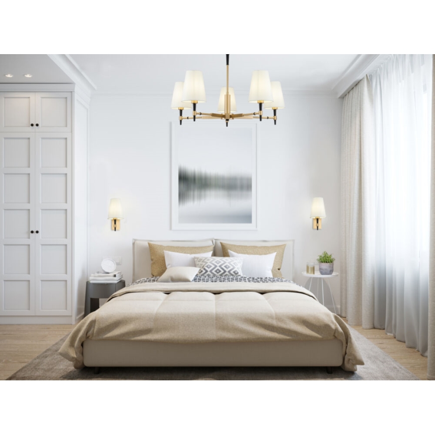 Maytoni H001CL-05BS - Lustr na tyči ZARAGOZA 5xE14/40W/230V
