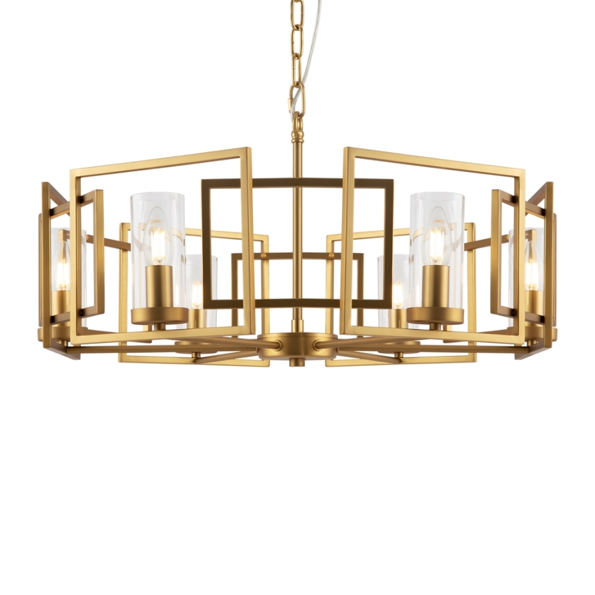 Maytoni H009PL-06G - Lustr na řetězu BOWI 6xE14/40W/230V