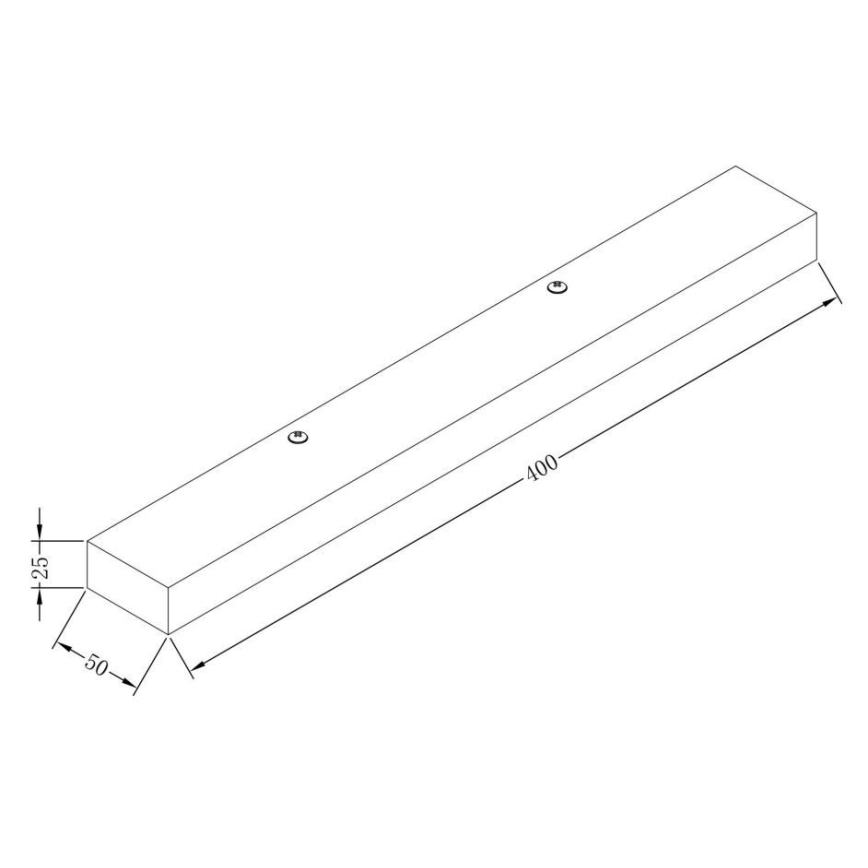 Maytoni MIR011WL-L9B4K - LED Nástěnné svítidlo ORION LED/9W/230V černá