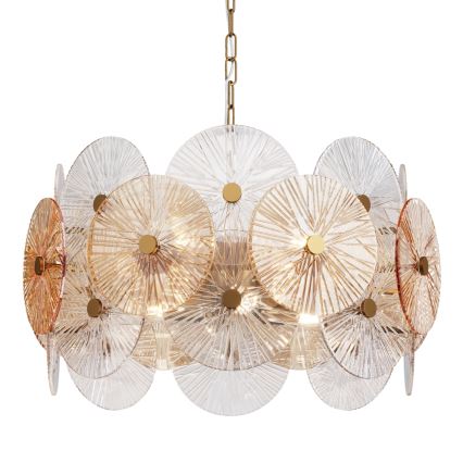 Maytoni MOD007PL-08G - Lustr na řetězu ASTER 8xE14/40W/230V