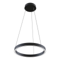 Maytoni MOD058PL-L22B3K - LED Lustr na lanku RIM LED/25W/230V 3000K pr. 40 cm černá
