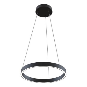 Maytoni MOD058PL-L22B3K - LED Lustr na lanku RIM LED/25W/230V 3000K pr. 40 cm černá