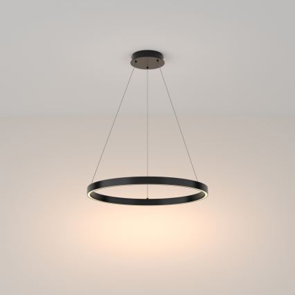 Maytoni MOD058PL-L32B3K - LED Lustr na lanku RIM LED/37W/230V 3000K pr. 60 cm černá