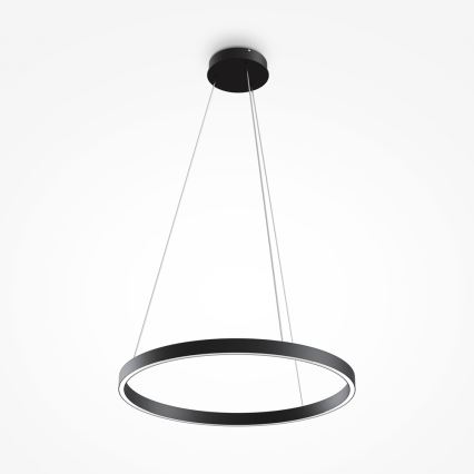 MOD058PL-L32B4K - LED Lustr na lanku RIM LED/37W/230V 4000K pr. 60 cm černá