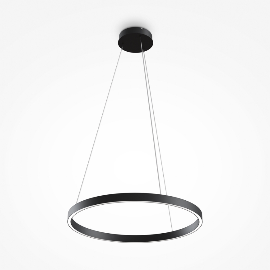 MOD058PL-L32B4K - LED Lustr na lanku RIM LED/37W/230V 4000K pr. 60 cm černá