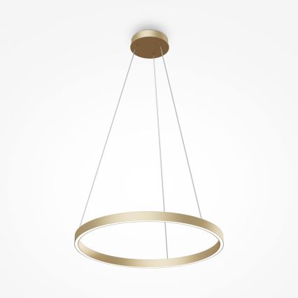 Maytoni MOD058PL-L32BS4K - LED Lustr na lanku RIM LED/37W/230V 4000K pr. 60 cm zlatá