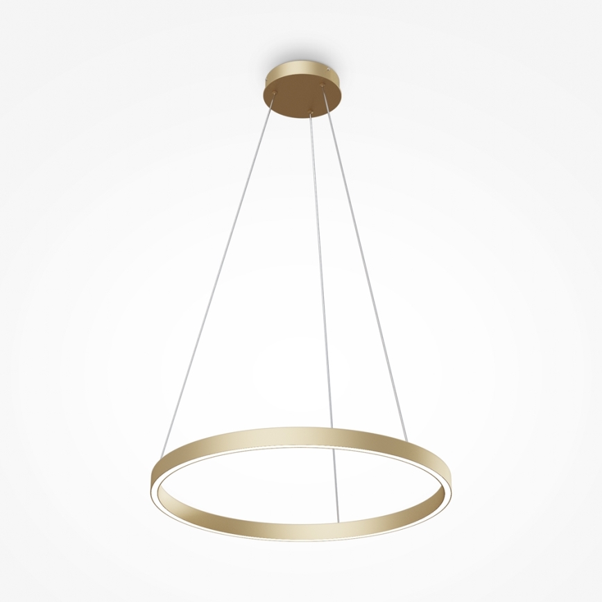 Maytoni MOD058PL-L32BS4K - LED Lustr na lanku RIM LED/37W/230V 4000K pr. 60 cm zlatá