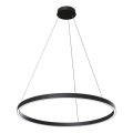 Maytoni MOD058PL-L42B3K - LED Lustr na lanku RIM LED/51W/230V 3000K pr. 80 cm černá