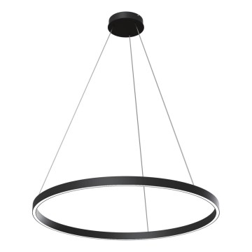 Maytoni MOD058PL-L42B3K - LED Lustr na lanku RIM LED/51W/230V 3000K pr. 80 cm černá