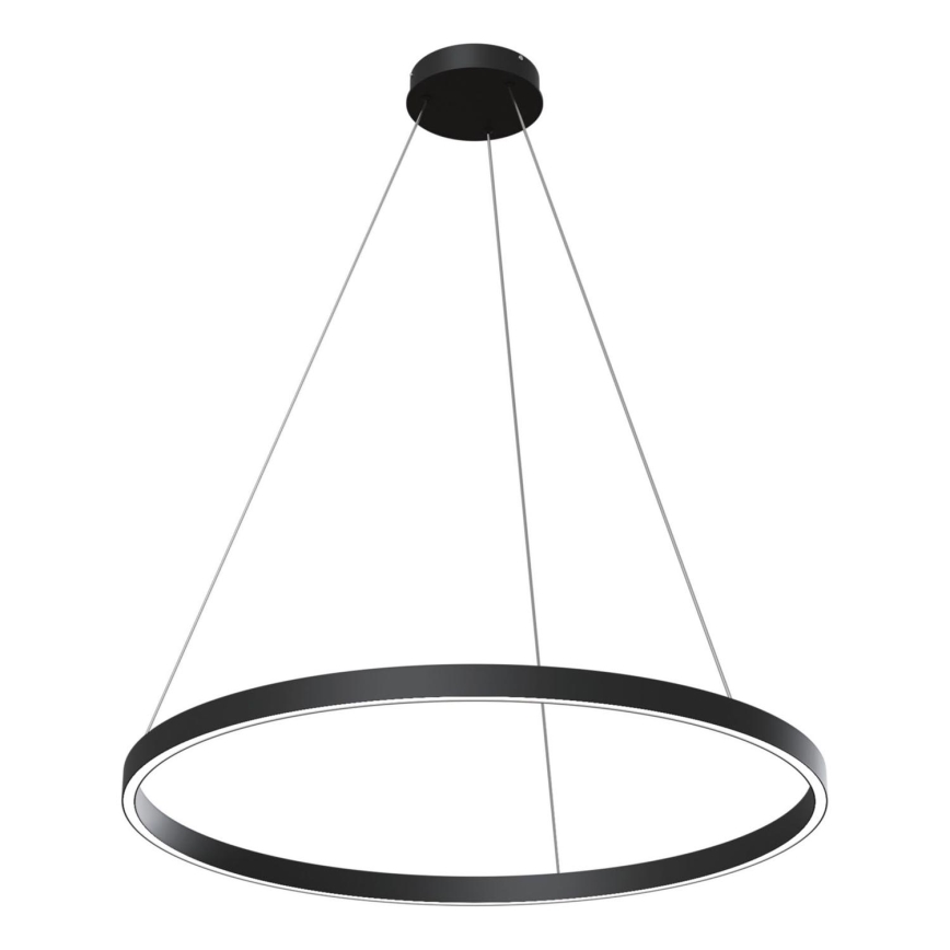 Maytoni MOD058PL-L42B3K - LED Lustr na lanku RIM LED/51W/230V 3000K pr. 80 cm černá