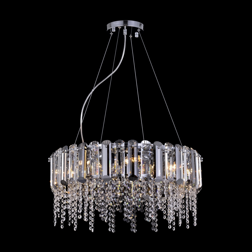 Maytoni MOD097PL-08CH - Lustr na lanku HAIL 8xE14/40W/230V pr. 60,5 cm lesklý chrom