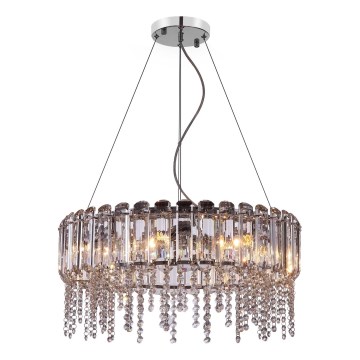 Maytoni MOD097PL-08CH - Lustr na lanku HAIL 8xE14/40W/230V pr. 60,5 cm lesklý chrom