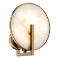 Maytoni MOD099WL-01G2 - Nástěnné svítidlo MARMO 1xE14/40W/230V přírodní kámen/zlatá