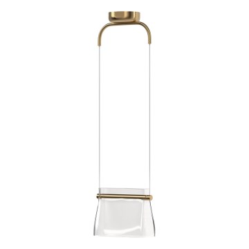 Maytoni MOD170PL-L8BS3K - LED Lustr na lanku CABARET LED/8W/230V zlatá