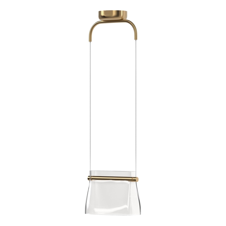 Maytoni MOD170PL-L8BS3K - LED Lustr na lanku CABARET LED/8W/230V zlatá