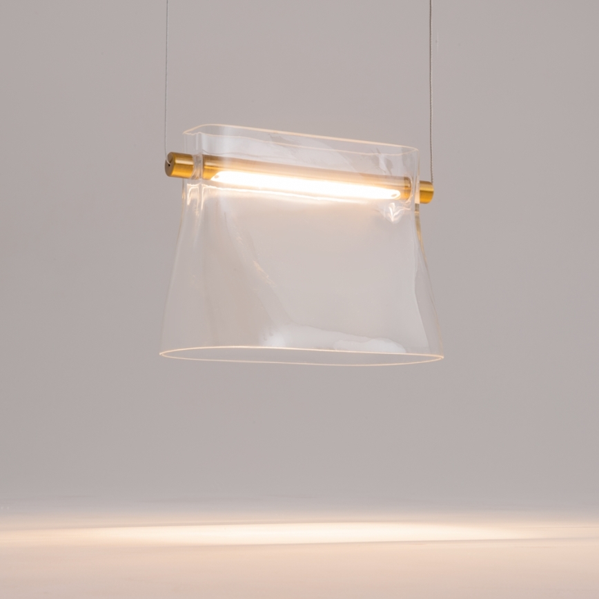 Maytoni MOD170PL-L8BS3K - LED Lustr na lanku CABARET LED/8W/230V zlatá