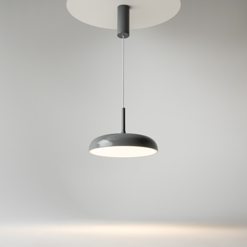 Maytoni MOD189PL-L12GR3K1 - LED Lustr na lanku GERHARD LED/19W/230V pr. 30 cm šedá