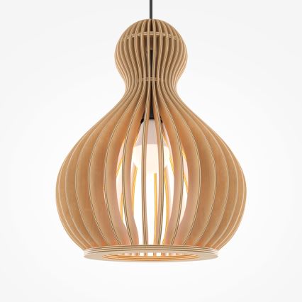 Maytoni MOD192PL-01W1 - Lustr na lanku ROOTS 1xE27/40W/230V pr. 30 cm béžová