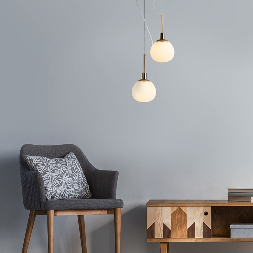 Maytoni MOD221-PL-01-G - Lustr na lanku ERICH 1xE14/40W/230V měděná