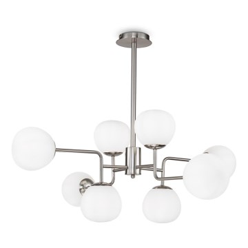 Maytoni MOD221-PL-08-N - Lustr na tyči ERICH 8xE14/40W/230V matný chrom