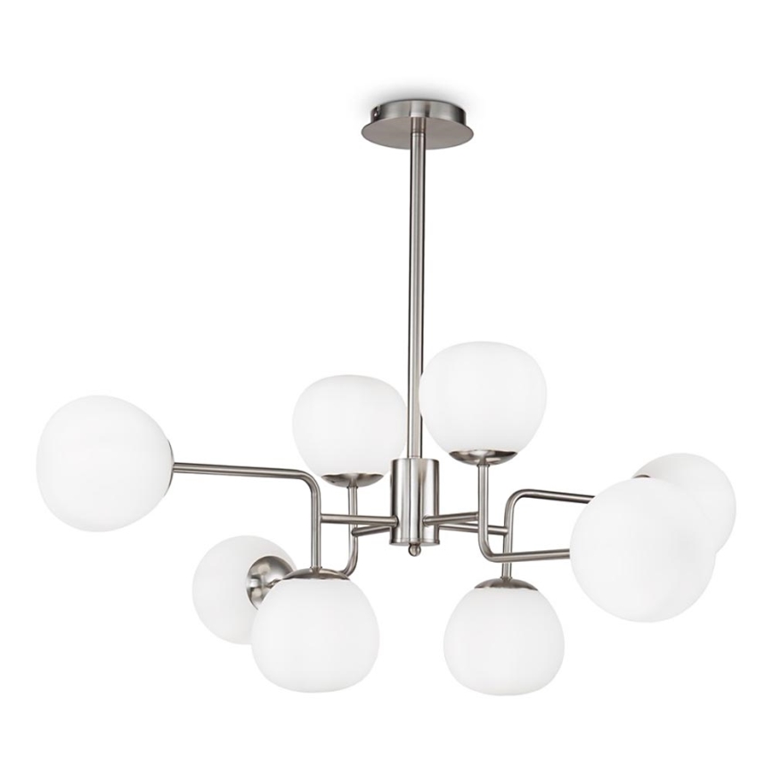 Maytoni MOD221-PL-08-N - Lustr na tyči ERICH 8xE14/40W/230V matný chrom