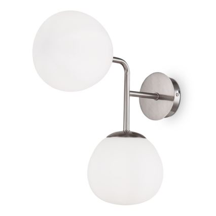 Maytoni MOD221-WL-02-N - Nástěnné svítidlo ERICH 2xE14/40W/230V matný chrom