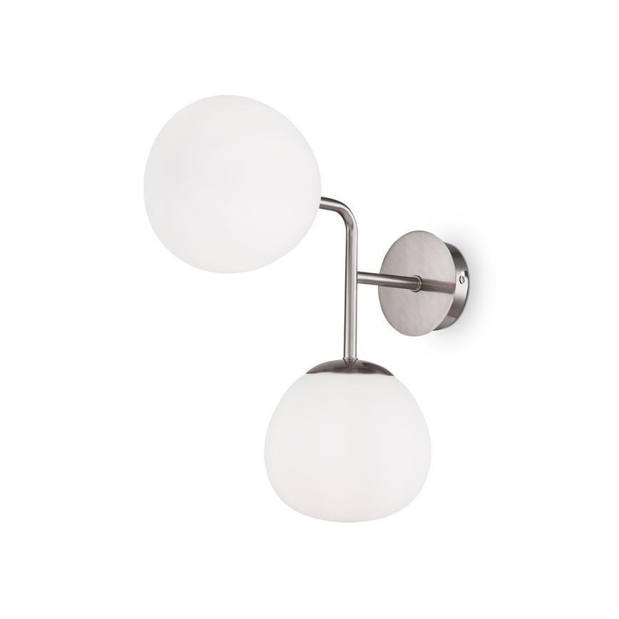 Maytoni MOD221-WL-02-N - Nástěnné svítidlo ERICH 2xE14/40W/230V matný chrom