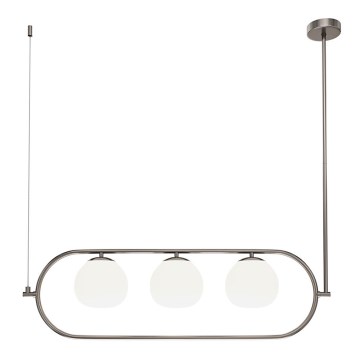 Maytoni MOD221PL-03N - Lustr na tyči ERICH 3xE14/40W/230V matný chrom