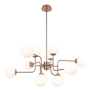 Maytoni MOD221PL-12G - Lustr na tyči ERICH 12xE14/40W/230V měděná