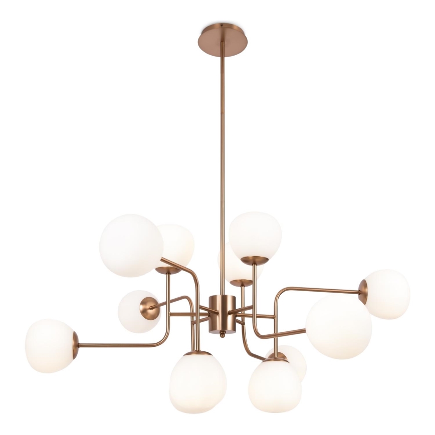 Maytoni MOD221PL-12G - Lustr na tyči ERICH 12xE14/40W/230V měděná