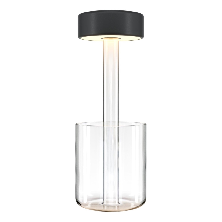 Maytoni MOD229TL-L3B3K1 - LED Stmívatelná nabíjecí přenosná stolní lampa LED/3W/5V 2200-4000K černá/čirá
