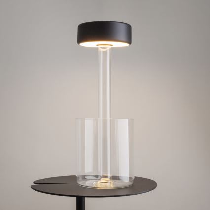 Maytoni MOD229TL-L3B3K1 - LED Stmívatelná nabíjecí přenosná stolní lampa LED/3W/5V 2200-4000K černá/čirá