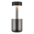 Maytoni MOD229TL-L3B3K3 - LED Stmívatelná nabíjecí přenosná stolní lampa LED/3W/5V 2200-4000K 2000 mAh černá/šedá
