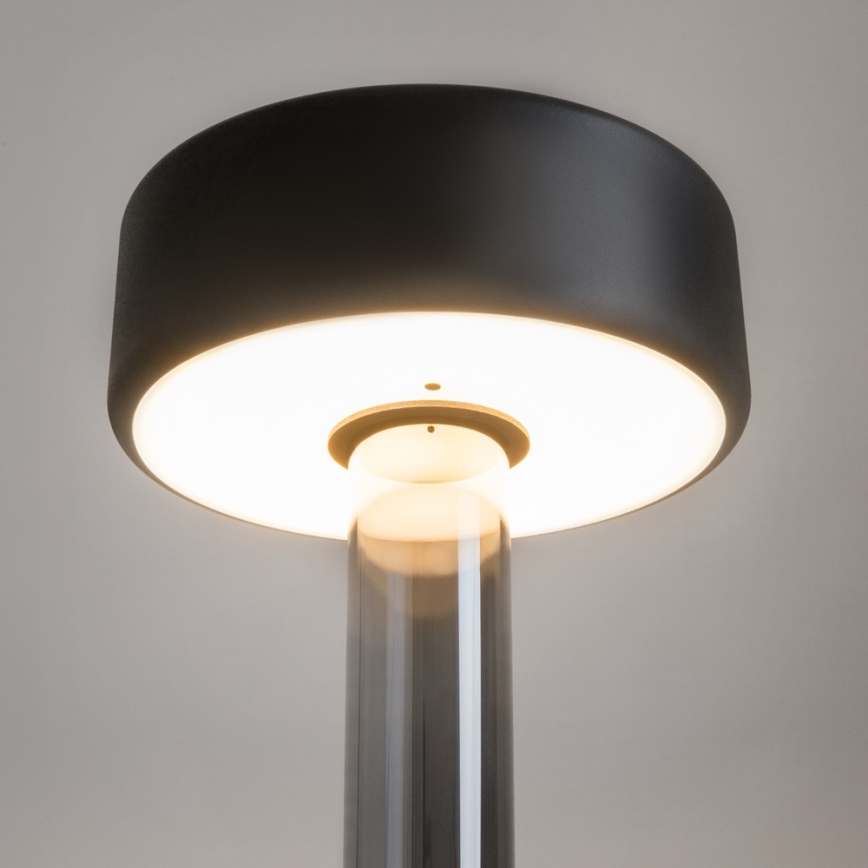 Maytoni MOD229TL-L3B3K3 - LED Stmívatelná nabíjecí přenosná stolní lampa LED/3W/5V 2200-4000K černá/šedá