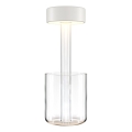Maytoni MOD229TL-L3W3K1 - LED Stmívatelná nabíjecí přenosná stolní lampa LED/3W/5V 2200-4000K 2000 mAh bílá/čirá