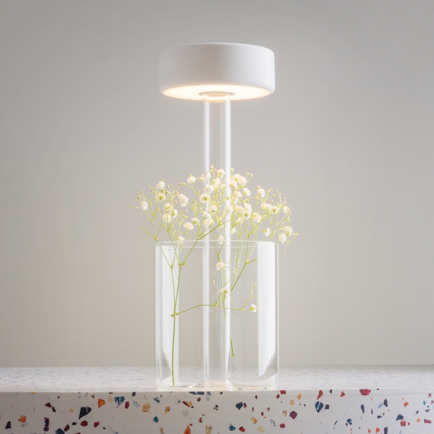 Maytoni MOD229TL-L3W3K1 - LED Stmívatelná nabíjecí přenosná stolní lampa LED/3W/5V 2200-4000K bílá/čirá