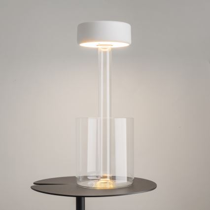 Maytoni MOD229TL-L3W3K1 - LED Stmívatelná nabíjecí přenosná stolní lampa LED/3W/5V 2200-4000K bílá/čirá