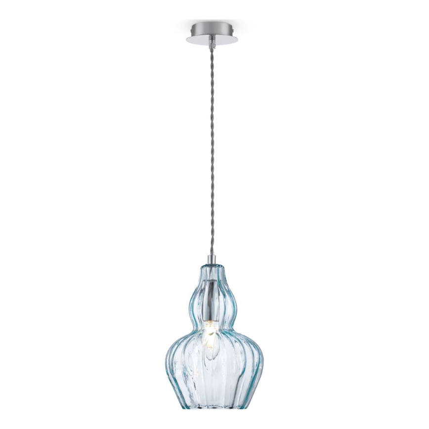 Maytoni MOD238-PL-01-BL - Lustr na lanku EUSTOMA 1xE14/40W/230V modrá