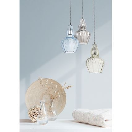 Maytoni MOD238-PL-01-BL - Lustr na lanku EUSTOMA 1xE14/40W/230V modrá