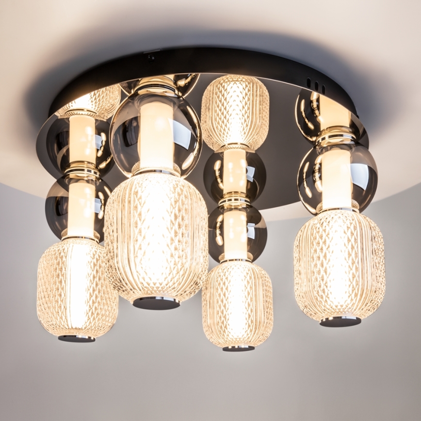 Maytoni MOD273CL-L60CH3K - LED Stropní svítidlo DROP 4xLED/15W/230V pr. 43 cm lesklý chrom