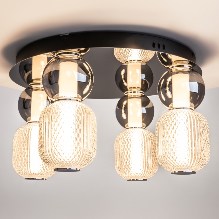 Maytoni MOD273CL-L60CH3K - LED Stropní svítidlo DROP 4xLED/15W/230V pr. 43 cm lesklý chrom