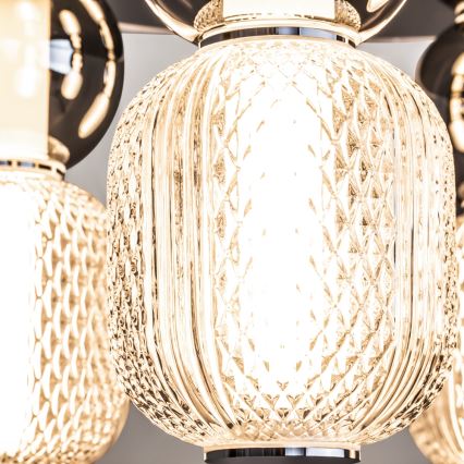 Maytoni MOD273CL-L60CH3K - LED Stropní svítidlo DROP 4xLED/15W/230V pr. 43 cm lesklý chrom