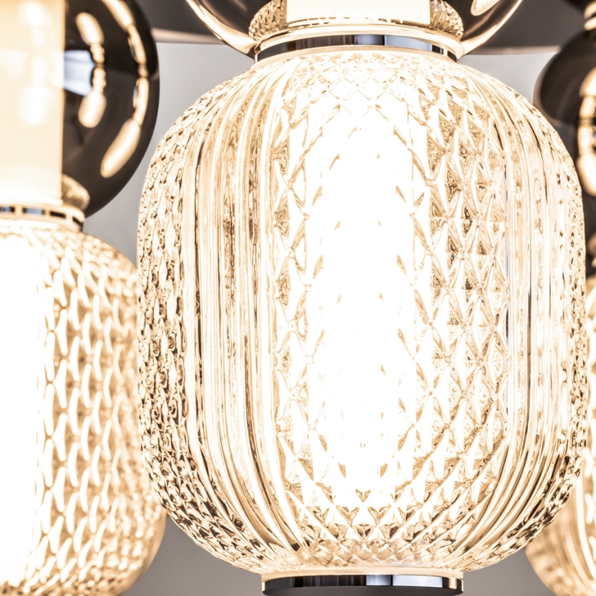 Maytoni MOD273CL-L60CH3K - LED Stropní svítidlo DROP 4xLED/15W/230V pr. 43 cm lesklý chrom