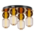 Maytoni MOD273CL-L60G3K - LED Stropní svítidlo DROP 4xLED/15W/230V pr. 43 cm zlatá
