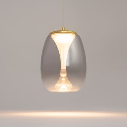 Maytoni MOD282PL-L8G3K - LED Lustr na lanku SPLASH LED/7W/230V 3000K zlatá