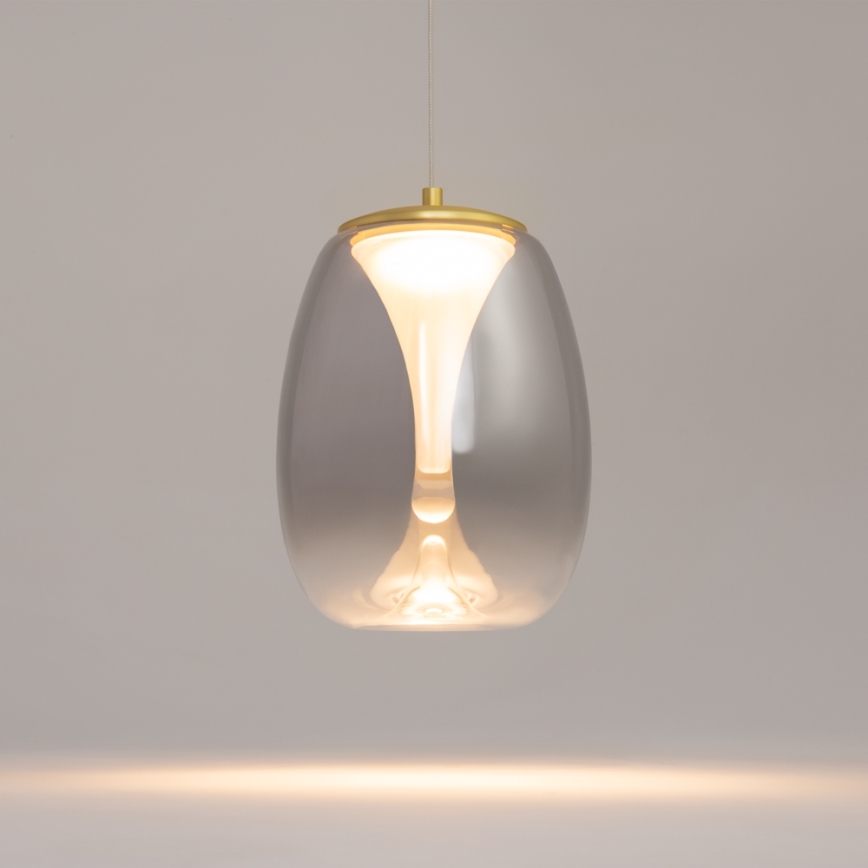 Maytoni MOD282PL-L8G3K - LED Lustr na lanku SPLASH LED/7W/230V 3000K zlatá