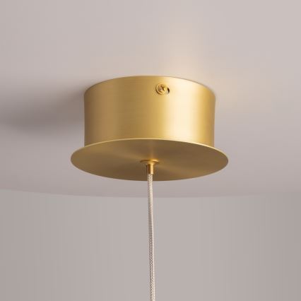 Maytoni MOD282PL-L8G3K - LED Lustr na lanku SPLASH LED/7W/230V 3000K zlatá