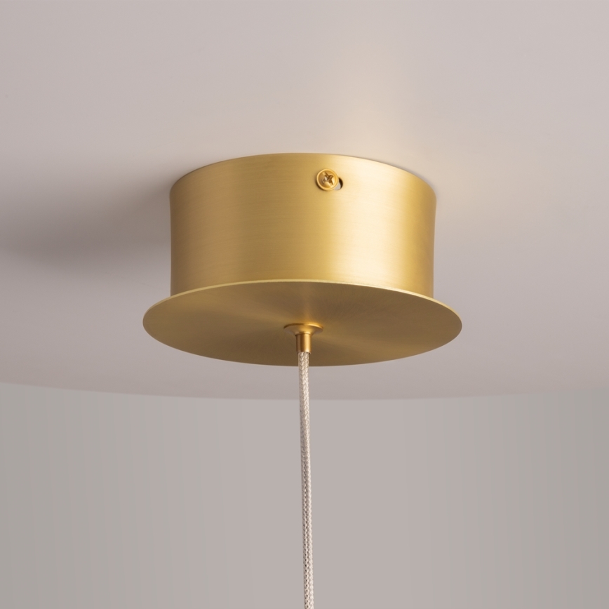 Maytoni MOD282PL-L8G3K - LED Lustr na lanku SPLASH LED/7W/230V 3000K zlatá